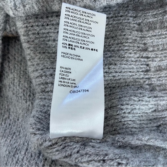 By Anthropologie Colleen Wool Alpaca Blend Colorful Knit Striped Sweater Size XS - Picture 5 of 9